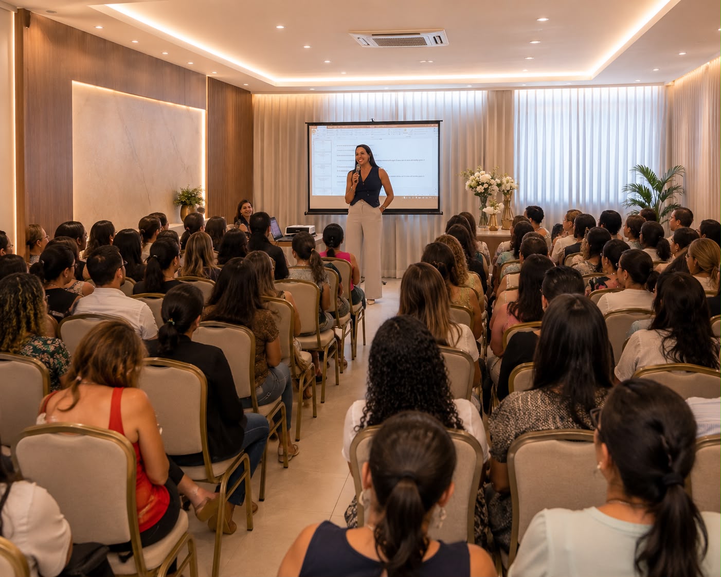 Palestra para profissionais e comunidade